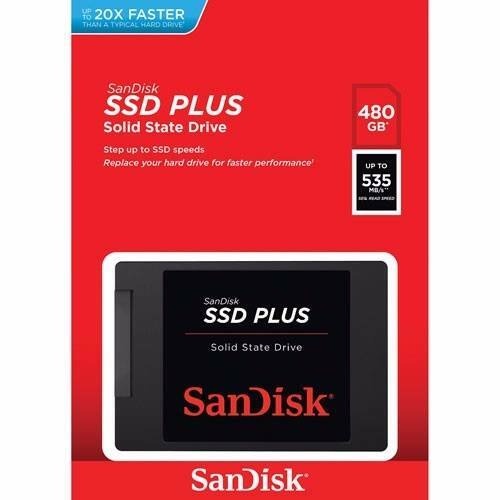 Sandisk SSD Plus Solid State Drive 480GB up to 535Mbs Garansi Resmi