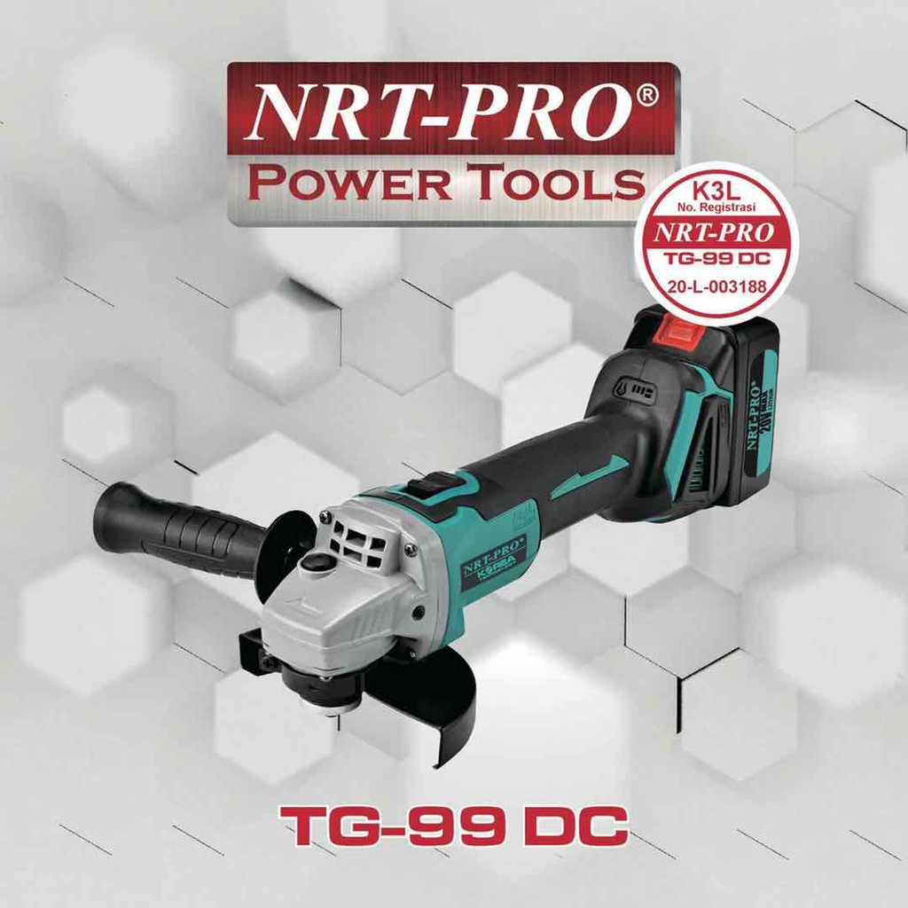 NRT-PRO Grinda Cordless / Gerinda Baterai Type TG-99 DC