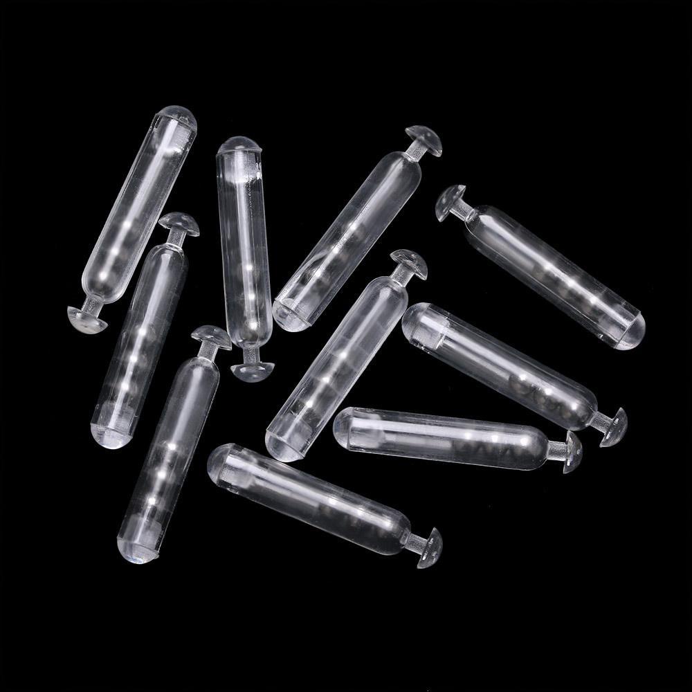 Top10 /20 /30 /40/50pcs Memancing Pengerat Insert Tube Hot PE Tube Steel Ball Tie Tying Sound Bar