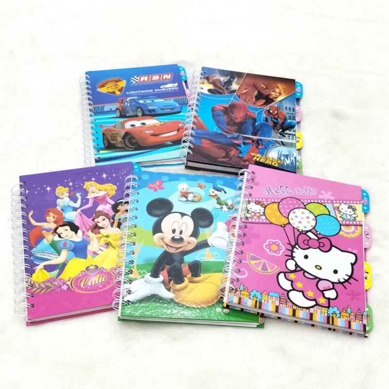 

Buku Note Spiral Notebook Ring Buku Catatan Gambar Karakter Diary Note