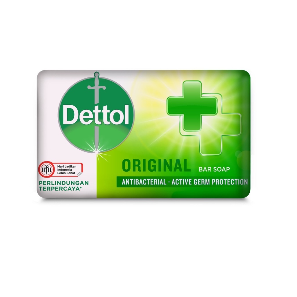 DETTOL SABUN BATANG ORIGINAL 100 gr isi 3 pcs