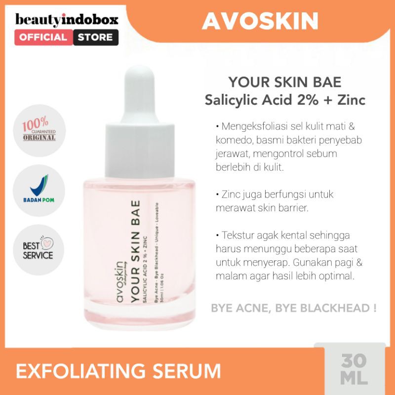 AVOSKIN Your Skin Bae Salicylic Acid 2% + Zinc Serum