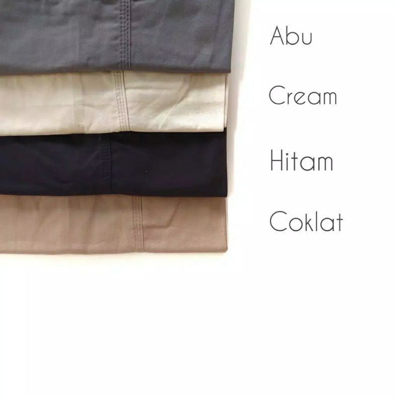 (TERLARIS) CELANA CHINO ANGKLE PANTS PANJANG PRIA SLIMFIT 27-38 KERJA HARIAN SANTAI CASUAL FORMAL HITAM ABU CREAM MOCCA