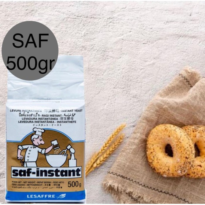 

Ragi Kering SAF Instant GOLD Label 500Gr Instant Dry Yeast Roti Donut