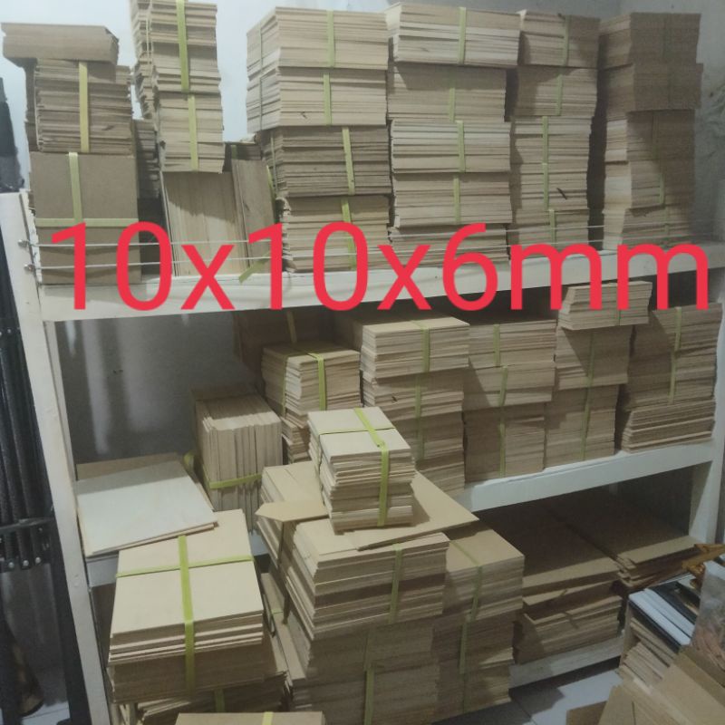 Mdf 10x10x6mm / mdf potongan siap pakai