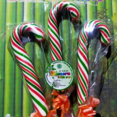 

❄️12.12☄️ MERAH HIJAU PUTIH - PERMEN LOLIPOP TONGKAT NATAL I Christmas Candy Cane (Permen lollipop candy canes tongkat natal) - Candycane Merah I Lollipop Candy Tongkat 8 cm I Merah Putih Permen Lolipop Tongkat Natal @40 gram