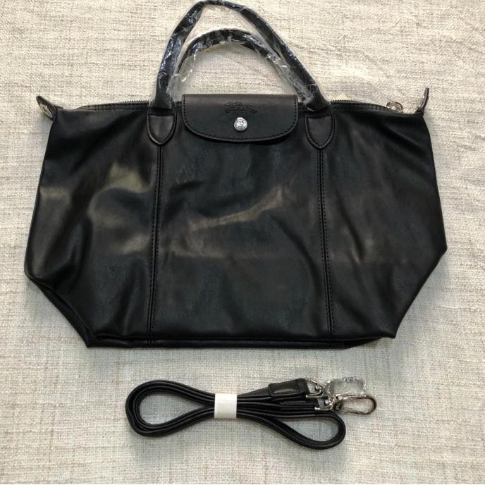 Tas Murah Tas Wanita Kulit Sintetis Lc Cuir Medium - Hitam, M