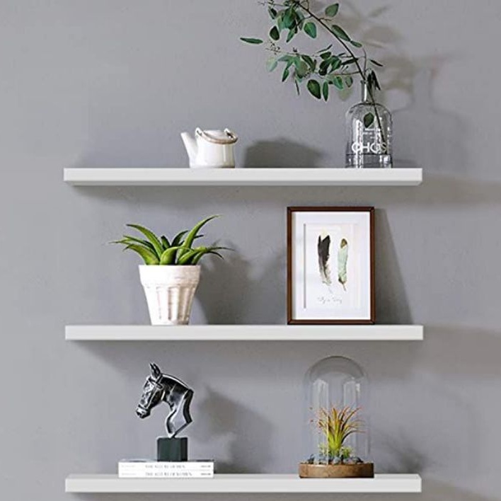 Rak dinding ambalan 3 pcs 40 cm 40 cm 40 cm lebar 12 cm