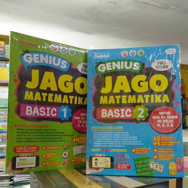 Genius Jago Matematika Basic 1 2 Sd Kelas 1 2 3 4 5 6 Latihan