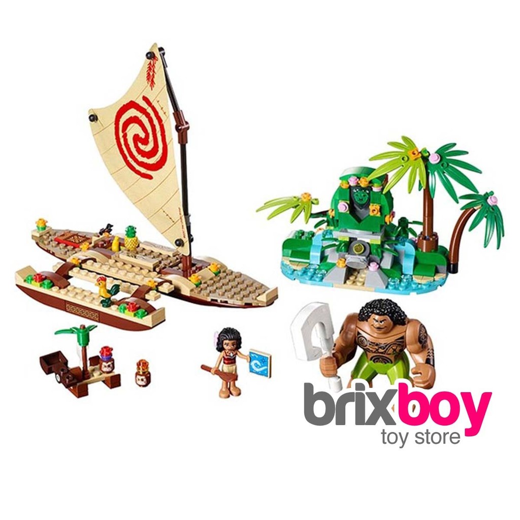 terbaru Lego Bela Princess Moana Ocean Voyage Bela 10663 SY856 309pcs Brixboy
