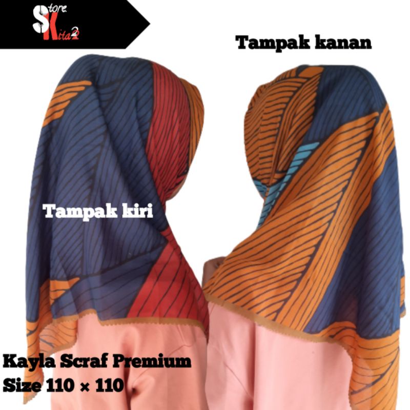 Harga Murah Habisin Stok // Jilbab Segi Empat // Kayla Scarf // Lasercut // Motif Mewah // Premium d