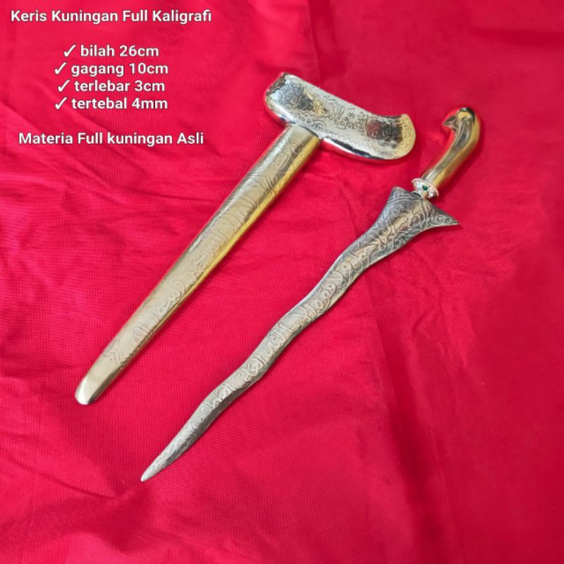 Keris Full Kuningan Asli