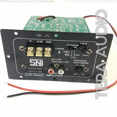 KIT BASSTUBE/POWER KIT BASSTUBE 10" ampli untuk bastube