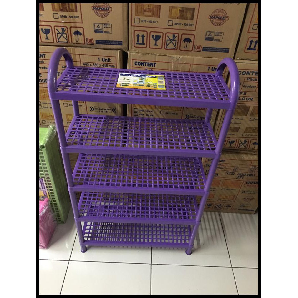 Rak Sepatu Plastik Susun 5