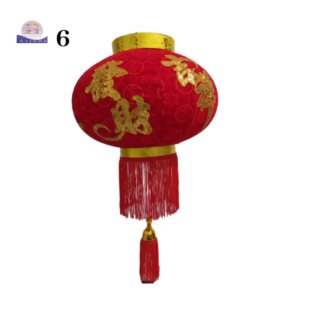 lampion imlek lampion kain buluduru 40cm