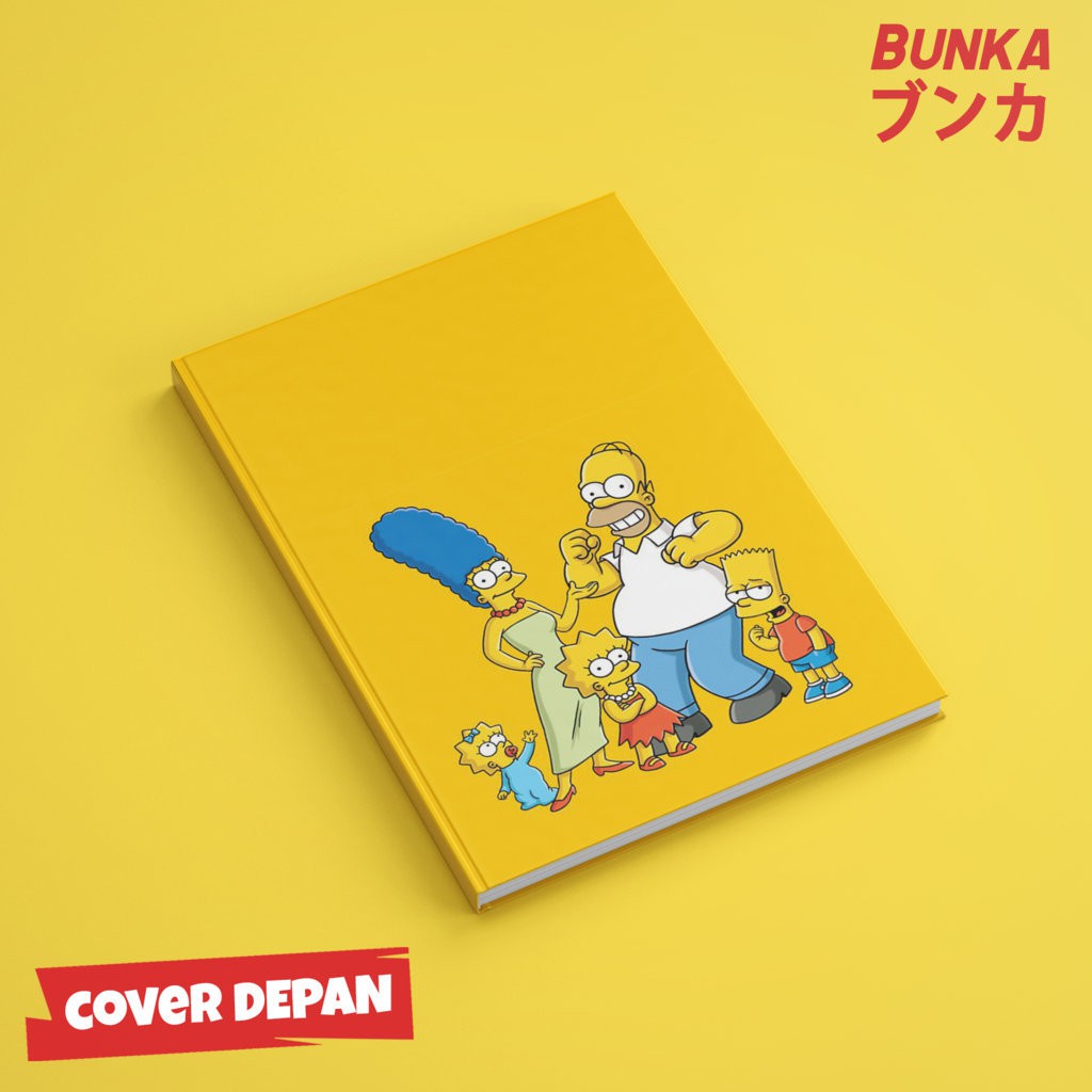 

Notebook Hardcover The Simpsons 2A Ukuran A5 Buku Tulis Catatan Agenda Planner Jurnal Agenda Notebook Gift Couple