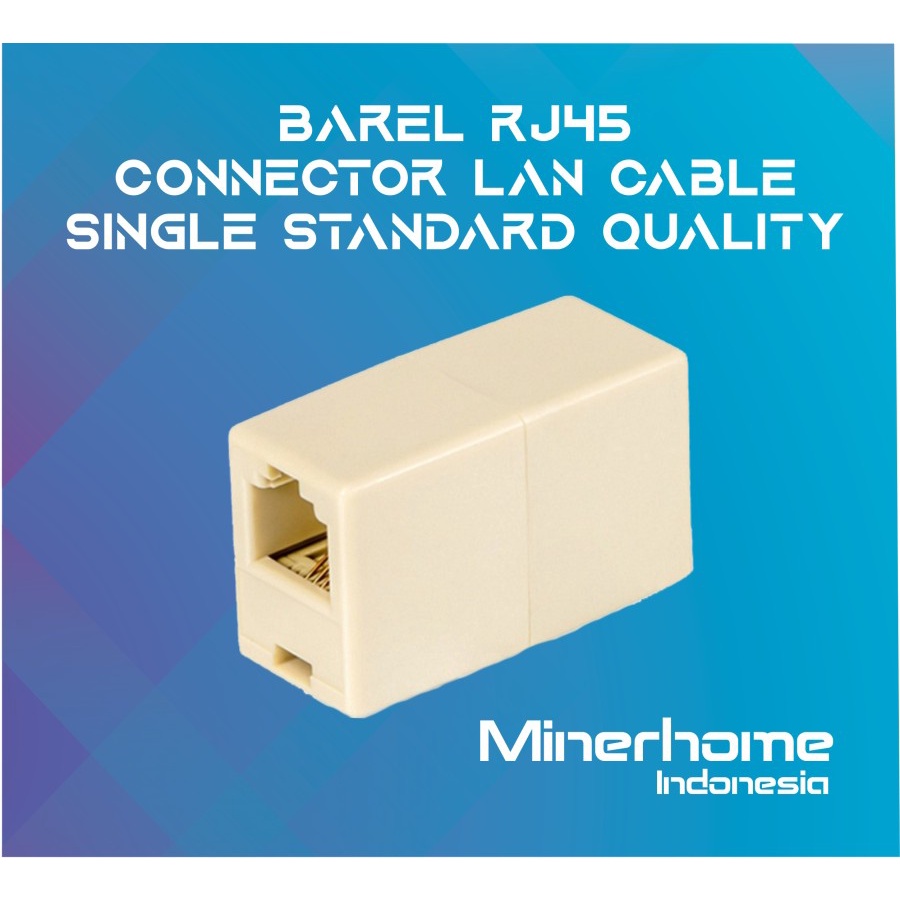Barel Konektor RJ45 Sambungan Kabel LAN