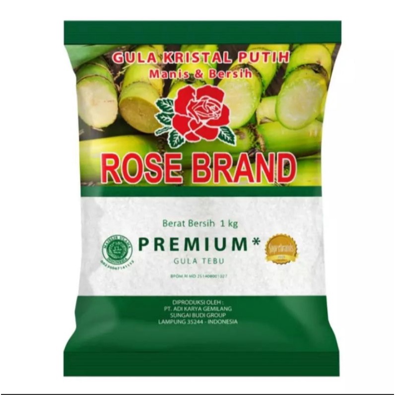 

Rose Brand Gula Kristal Putih 1Kg