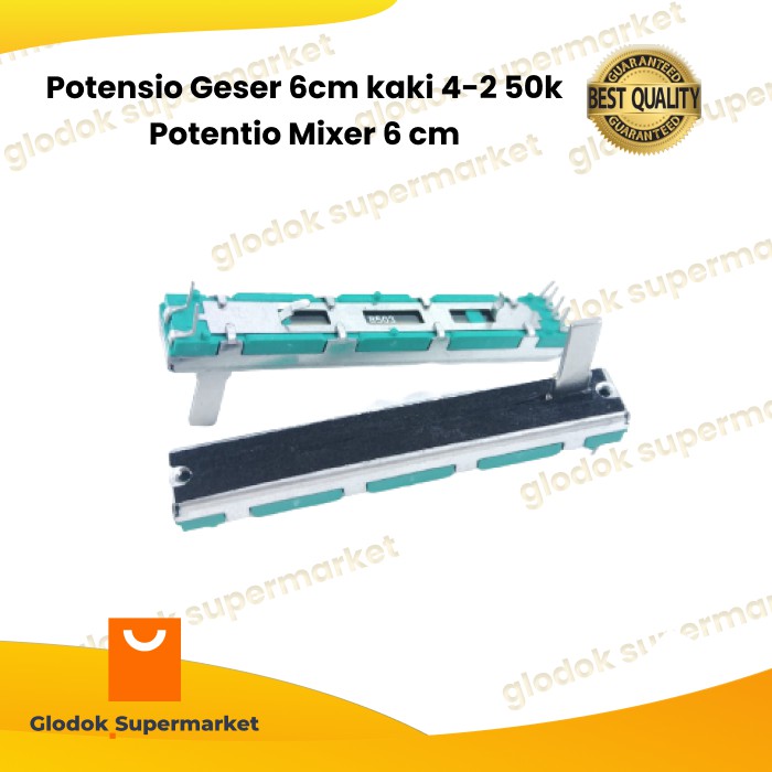 Potensio Geser 6cm kaki 4-2 50k Potentio Mixer 6 cm