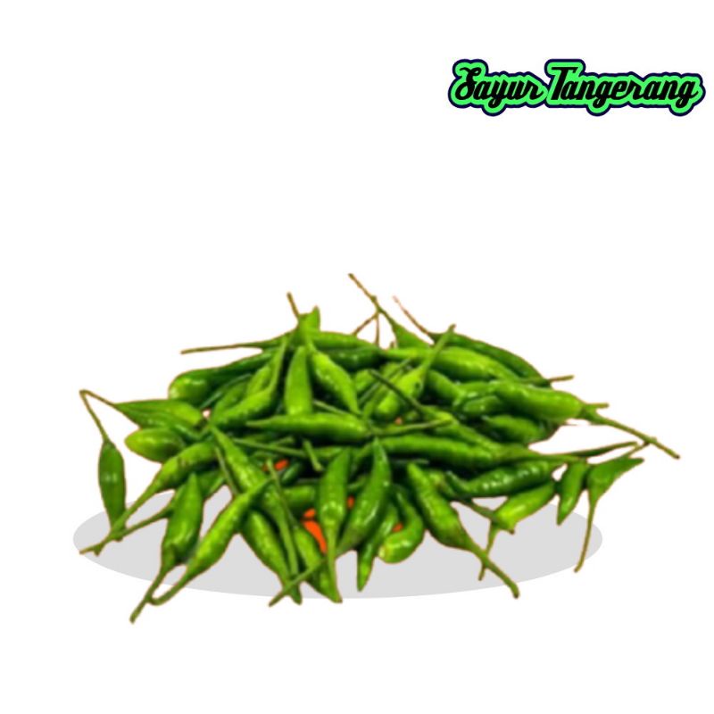 

Sayur Tangerang Sayuran Segar Cabe Rawit Hijau Cabai ijo 1000 gr