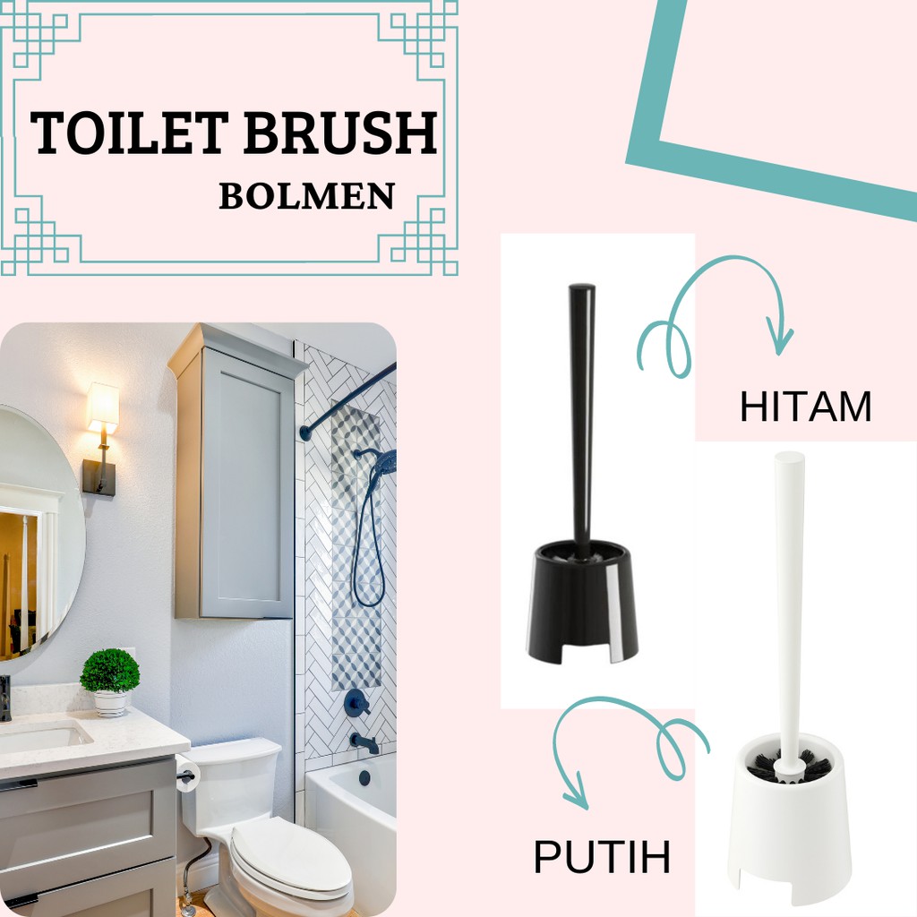 Toilet Brush &amp; Holder - Sikat Toilet (HHM-66)