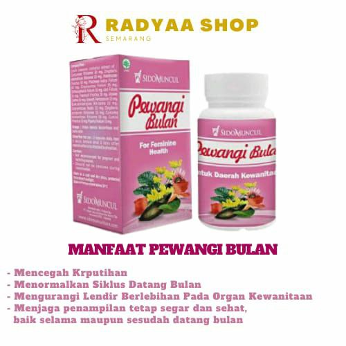 Sido Muncul Kapsul Keputihan Datang Bulan dan Penghilang Bau Daerah Kewanitaan Pewangi Bulan