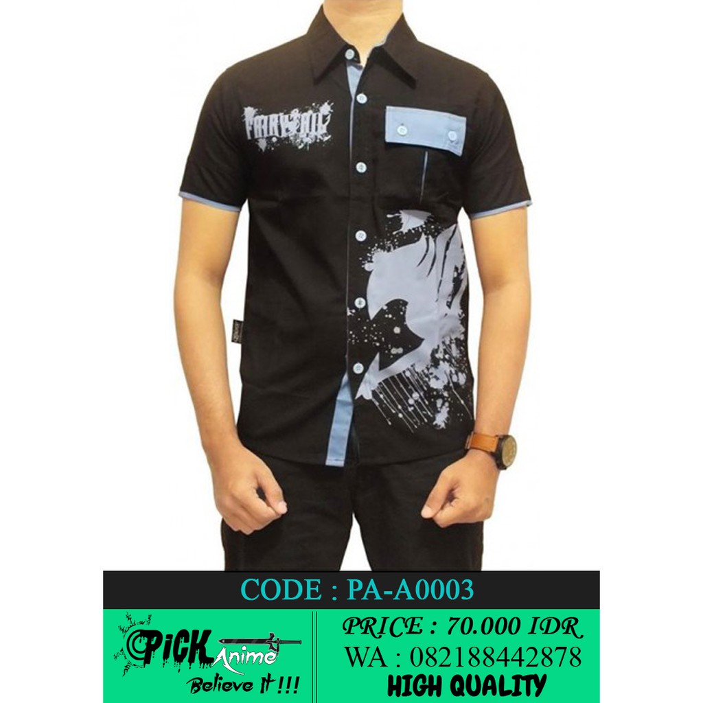 Jual Kemeja Fairy Tail Anime | Shopee Indonesia