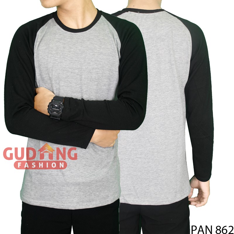 Kaos Panjang Polos Basic Pria PAN 862