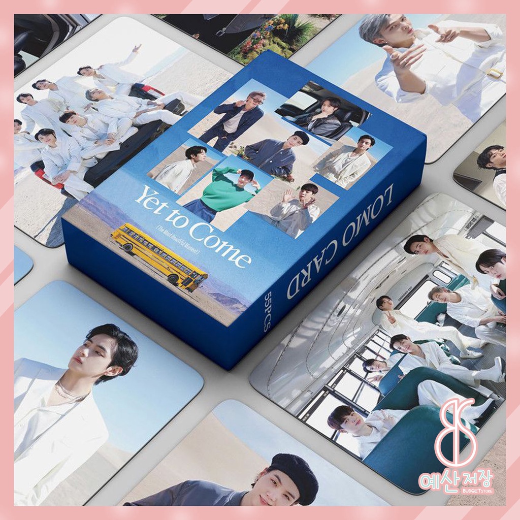 [BS] BISA COD 55pcs Photo Card BTS BT21 YET TO COME Kartu Foto Lomo Card BTS Yet To Come JACK IN THE BOX KPOP - KP9179