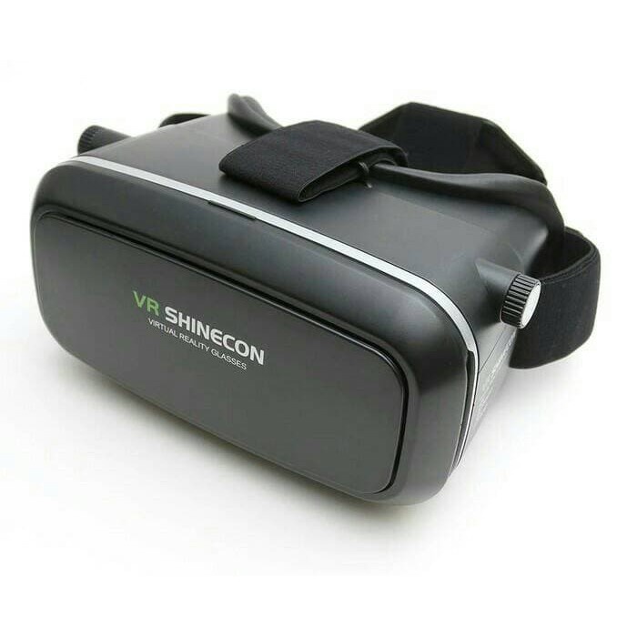 VR Box Shinecon / VR Shinecon Virtual Reality 3D Kacamata / Shinecon VR Box Virtual Reality 3D Glasses With Bluetooth Remote Control - Black