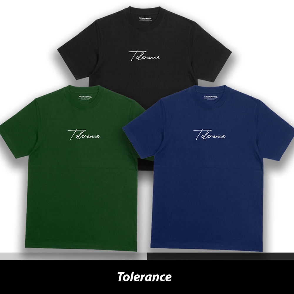 Kaos Muslim "Tolerance" -Kaos Muslim/Kaos Dakwah/Kaos Islami/Baju Islami/Baju Dakwah/Kaos Dakwah Isl