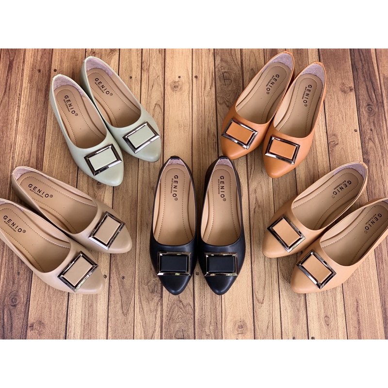 SEPATU FLATSHOES WANITA GENIO ZA 66