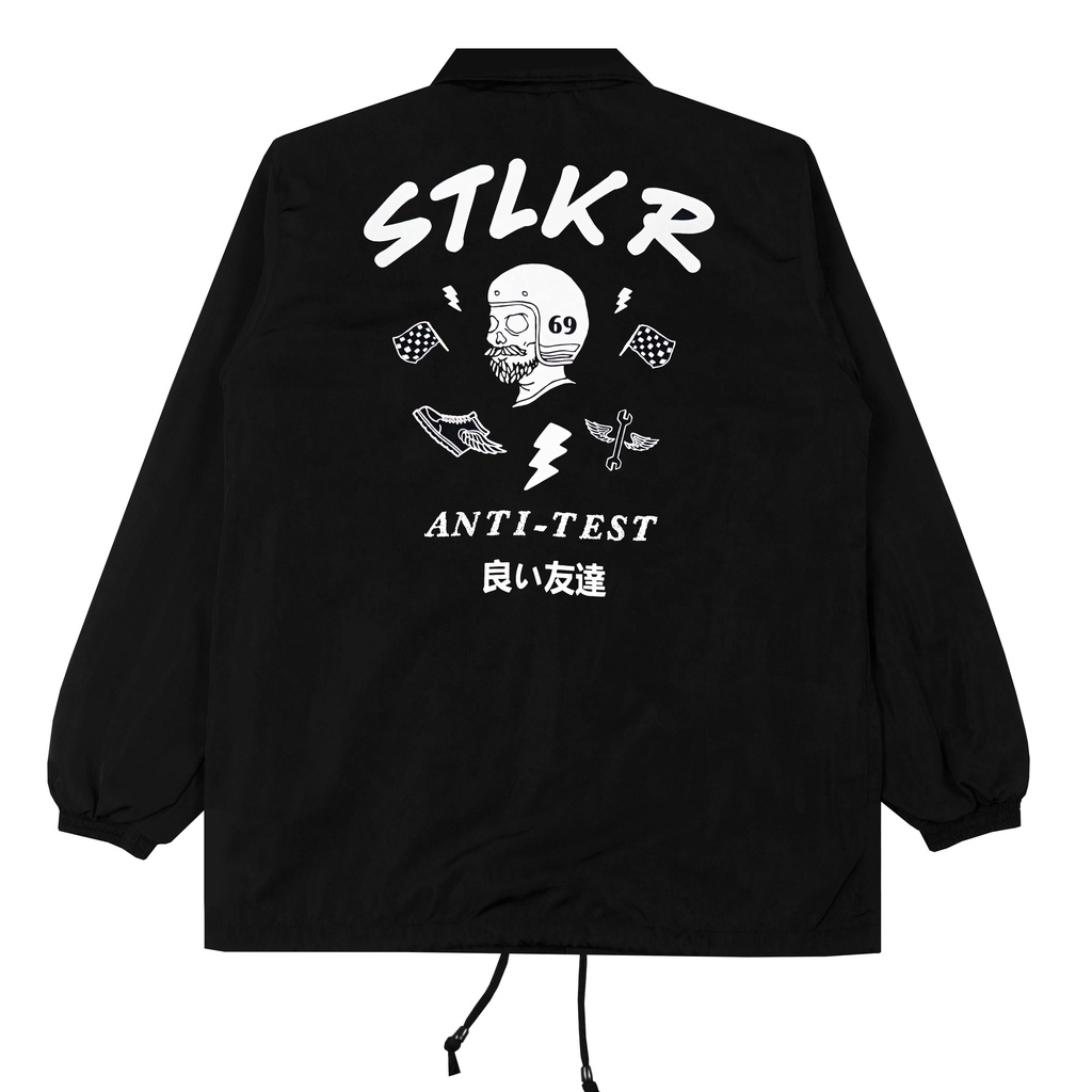 Stalker Jacket Coach - Anti Test Hitam