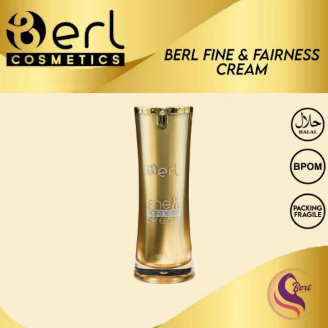 FF CREAM BERL FINE FAIRNESS CREAM CREAM GLOWING CREAM SUN SCREEN BERL COSMETICS