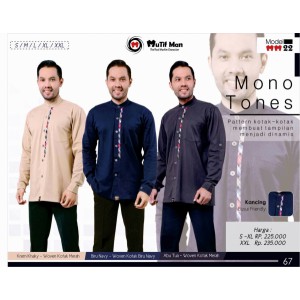 MUTIF MAN MM 22 / KOKO MUTIF LENGAN PANJANG / KOKO COTTON COMBED