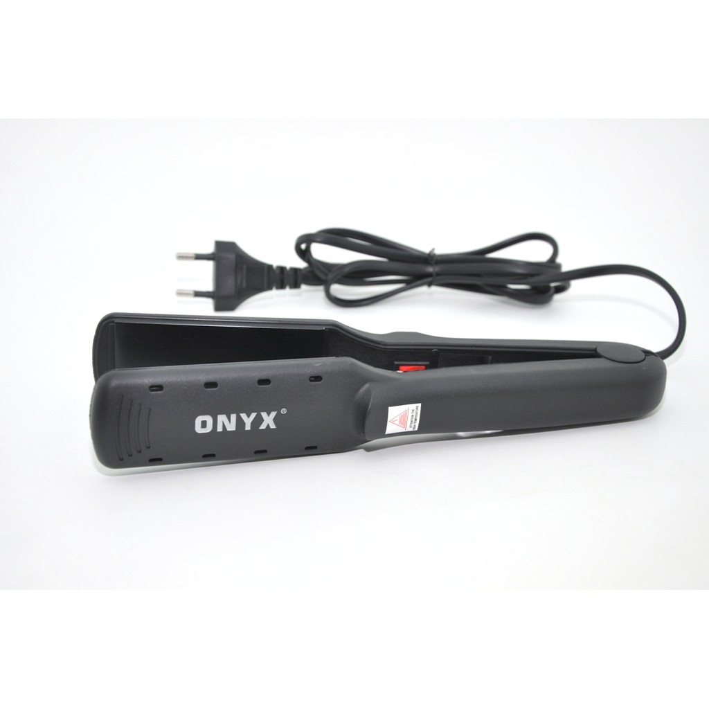 VOM ONYX 698 HITAM Alat Catok Rambut / Catokan Hair Iron Ceramic - 0259