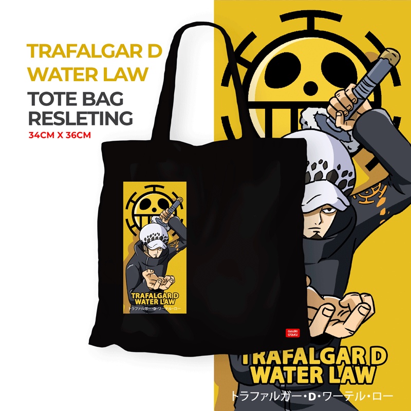 SALE TRAFALGAR LAW Tote Bag One Piece / Totebag Anime One Piece / Totebag Trafalgar Law / Merchandise One Piece