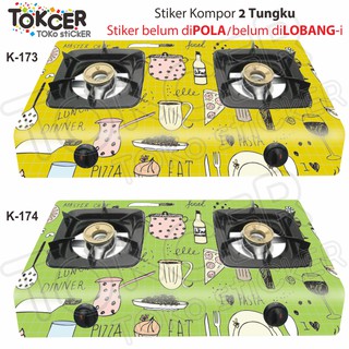  Stiker  Kompor  2  Tungku  Masterchef Shopee Indonesia