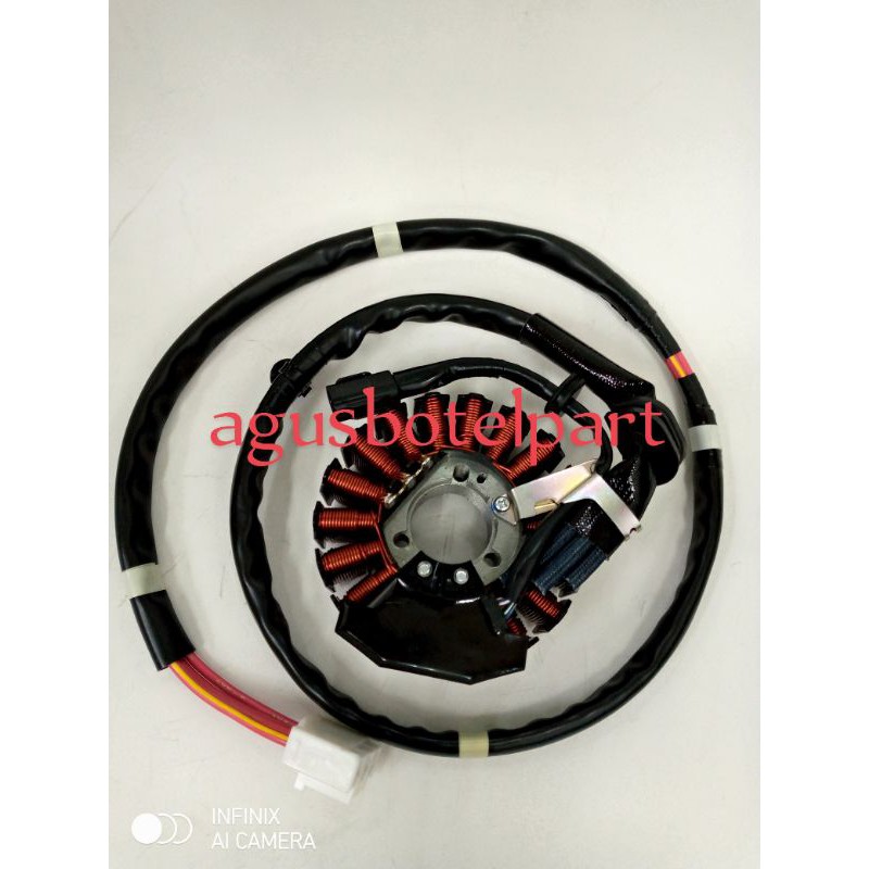 SPUL AEROX 155 KABEL PANJANG ORIGINAL YAMAHA SOLUSI KODE 12