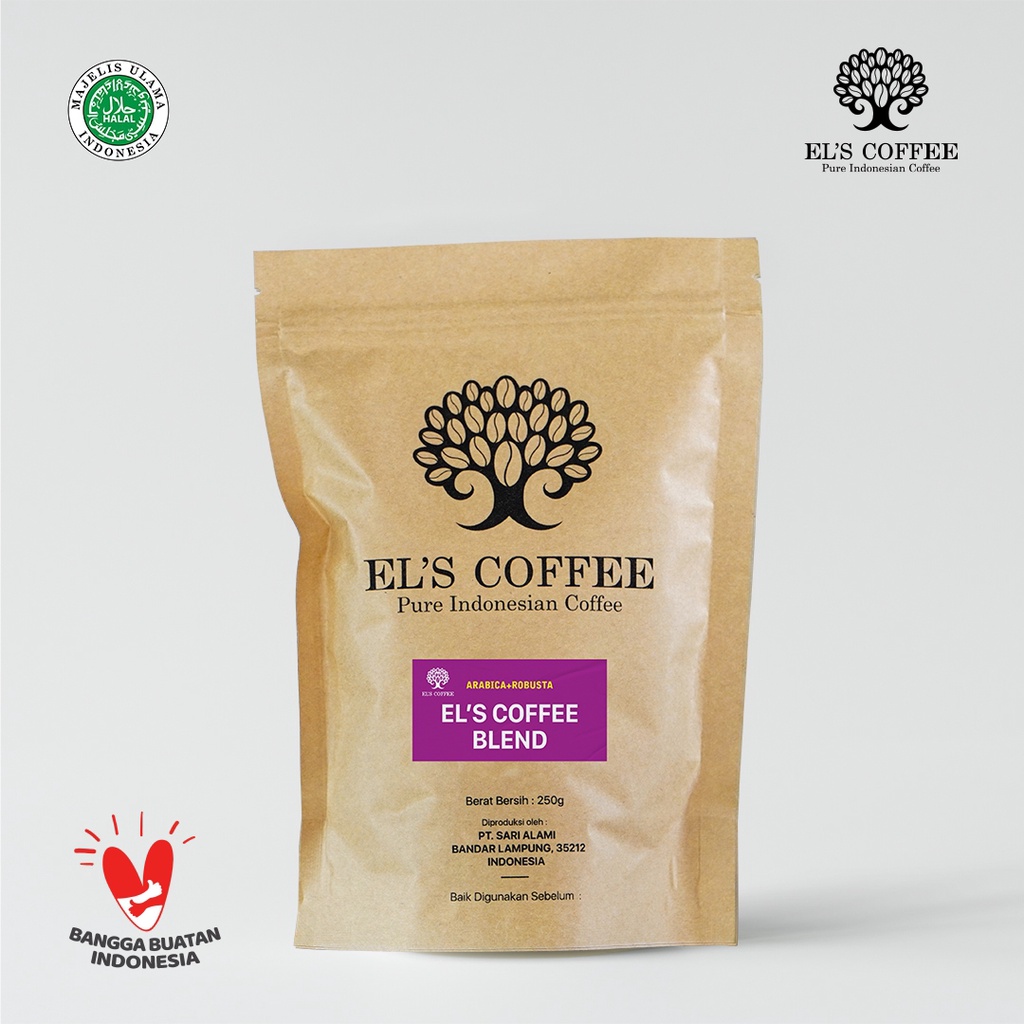 

Kopi Blend Arabika dan Robusta El's Coffee El's Blend 250GR