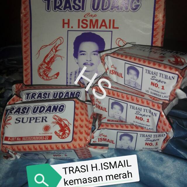 

Best Seller trasi udang H. Ismail Kemasan Merah paket 1 kilo