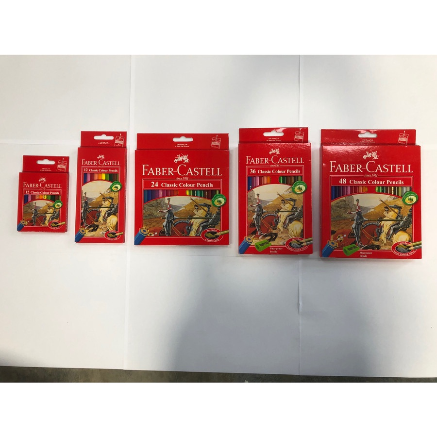 

Pensil Warna FABER CASTELL 1 set 48 warna Panjang
