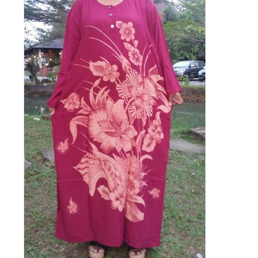 ✯ Baju Daster Wanita Jumbo lengan panjang Ld 130 / xxxl Busui ✲