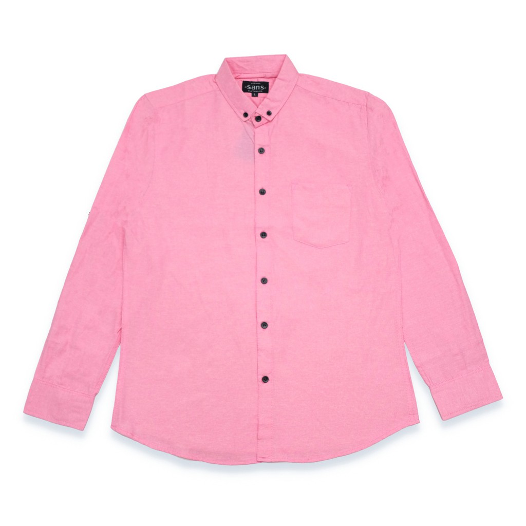 SANVANINA Kemeja Formal Polos Basic OXFORD PEACH E-1173