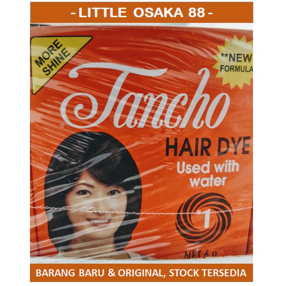 Tancho Semir Cat Rambut Powder Hitam/Black 6 gr