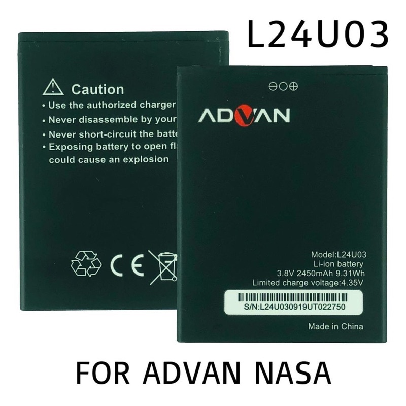 PROMO BATERAI ADVAN NASA L25U03 ORIGINAL DOUBLE IC