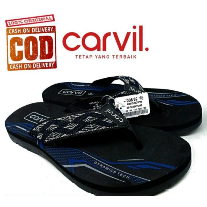 sandal pria 33-45 carvil asli original