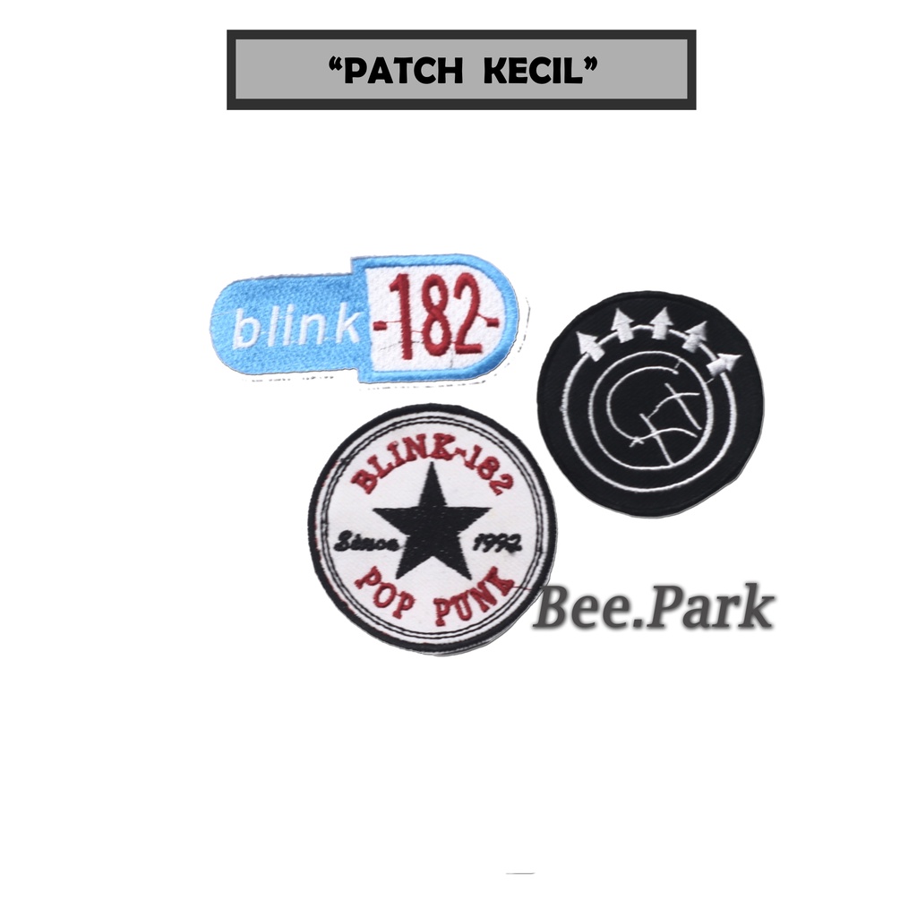 Patch Emblem bordir Patch Band Blink 182 Aksesoris