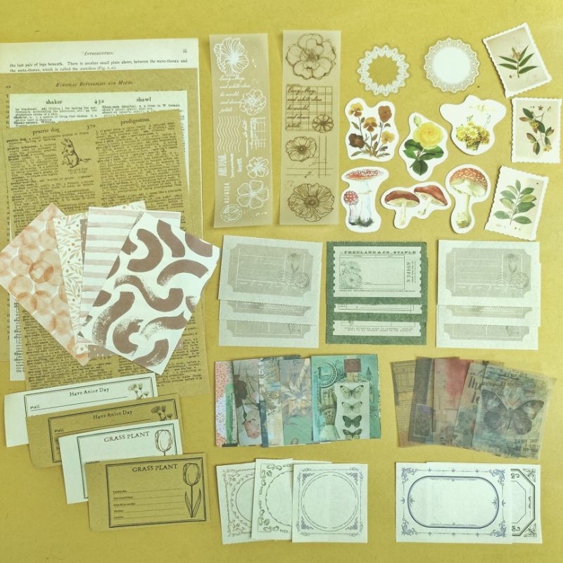 

50 journaling kit new version retro vintage
