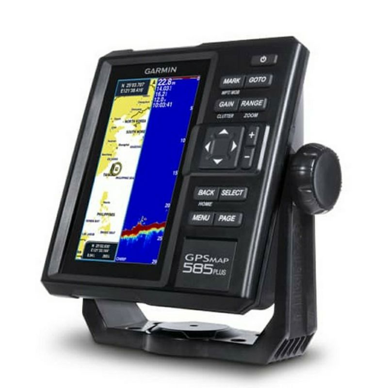 Garmin 585plus fishfinder gps gt20tm clearvu